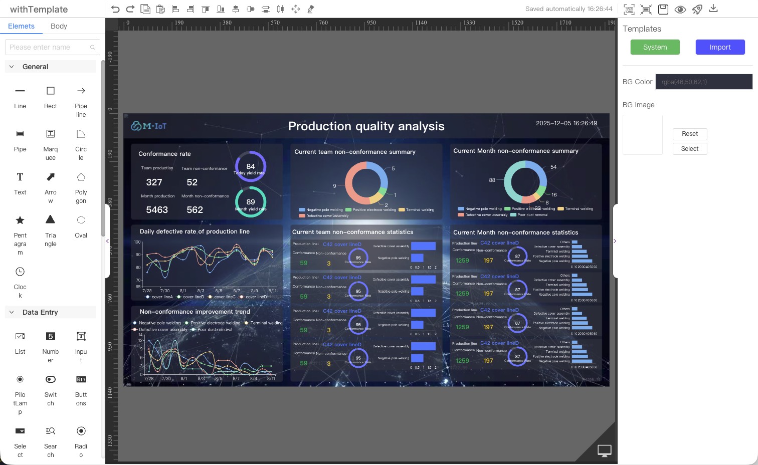 Use application template