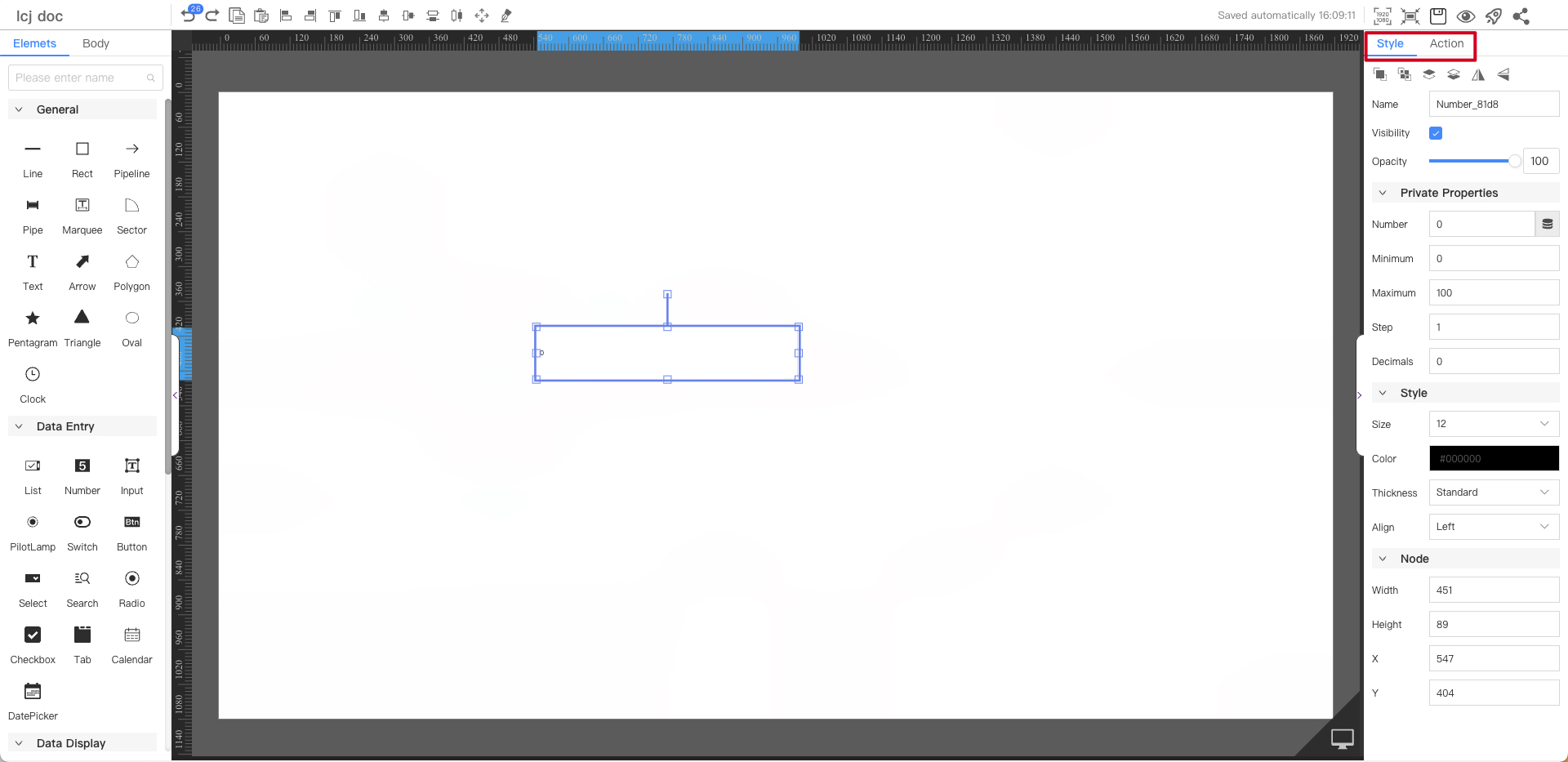 component attribute