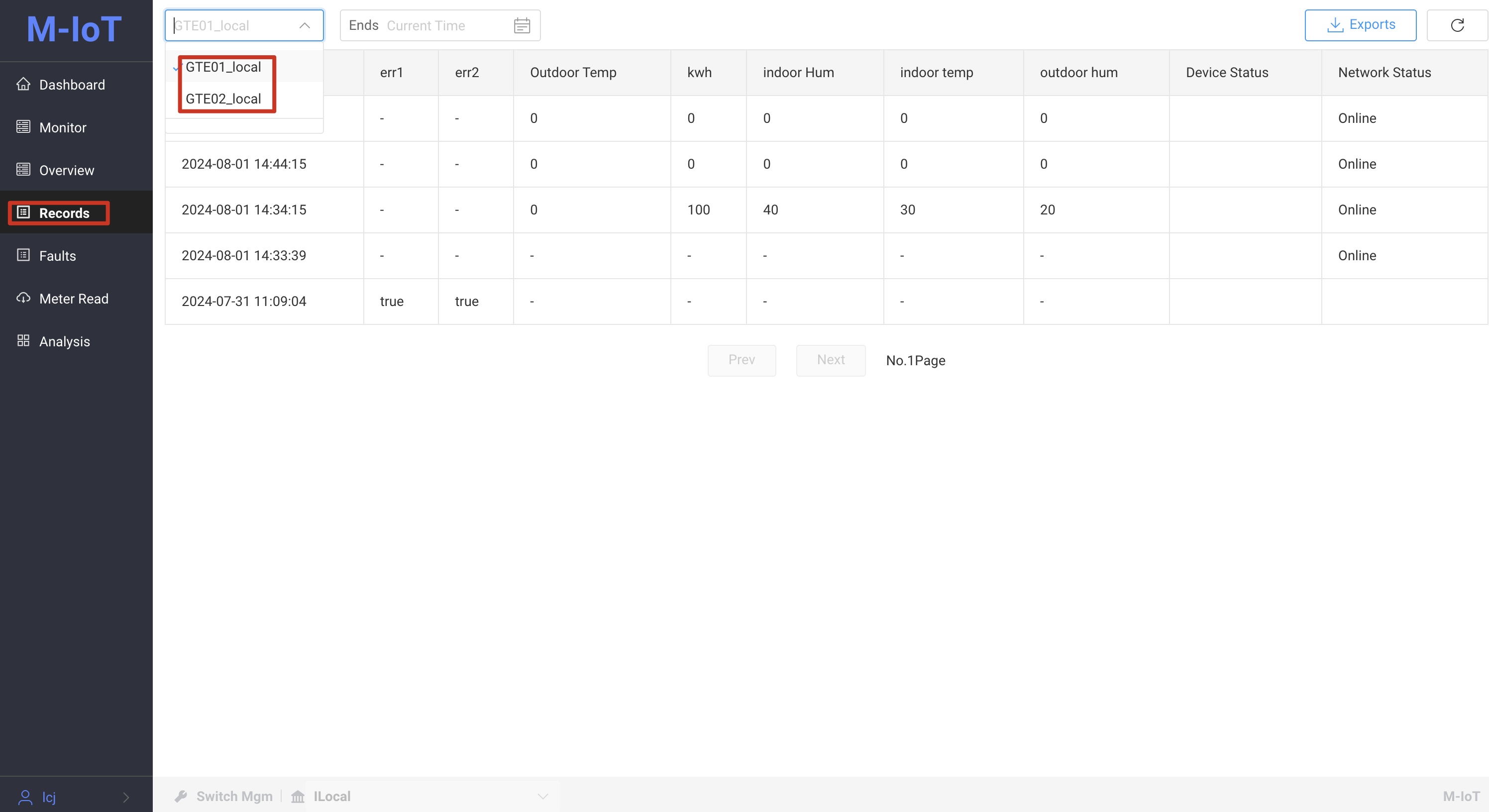 Device History